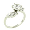 Size 8  Teardrop  Round Ring