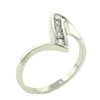 Size 8 Diagonal  Cz   Ring 