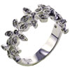 Size 8 Flower Cz  Ring 