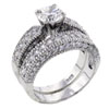 Princess Cut Cz Antique Ring