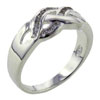 Size 8 Braided Cz Ring