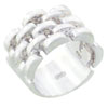Size 8 Stacked Links Ring