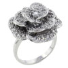 Size 8 Cz Rose Ring