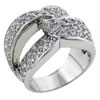 Size 8 Interlock Cz Ring