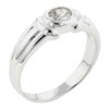 Size 8 Oval Cut Cz With Detailed Band Ring