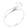 Size 8 Snake Band  Sterling   Silver   Ring 