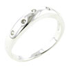 Size 8 Wavy  Band   Ring 