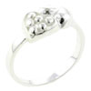 Size 8 Double Heart Ring
