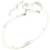 Size 8 Double Outline Heart Ring