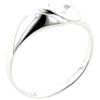 Size 8 Winding  Sterling   Silver   Ring 