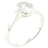 Size 8 Oval Cut  Cubic   Zirconia   Ring 
