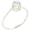 Size 8 Round  Cz  Ring