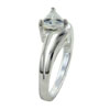 Size 8 Triangular Cut Cz Twist Ring