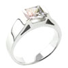Size 8 Princess Cut Cz #8 Ring