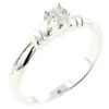 Size 8 Round Cut Cz Promise Ring