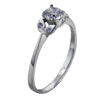 Size 8 Round Cut Cz Flower Elegant Ring
