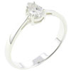 Size 8 Pear Cut  Cz  Solitaire Ring