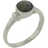 Size 8 Round Abalone Ring