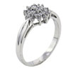 Size8  Star Cz Sterling Silver Ring