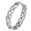 Size 8 Knotted Celtic Band 925 Sterling Silver Ring