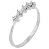 Size 8 Round Cut Cz Quintet Ring
