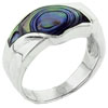 Size 8 Abalone Wave Ring