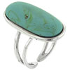 Size 8 Turquoise Oval Ring