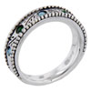 Round Cut Cz Vine Ring