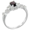 Size 8 Oval Cut Cz Amethyst Ring