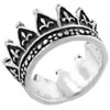 Size 8 Fleur De Lis Crown Ring