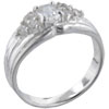 Size 8 Oval Cut Cz Marquis Ring