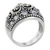 Size 8 Round Cut Cz Royal Tiara Ring