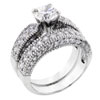 Size 9 Round Cut Cz Antique Ring