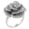 Size 9 Cz Rose Ring