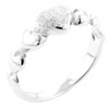 Heart Band 925 Sterling Silver Ring