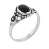 Size 9 Onyx Oval Ring
