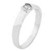 Size 9 Round Cut  Cz  Prong Set Ring