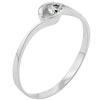 Size 9 Cz Curl Ring