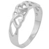 Size 9 Heart Trio Ring