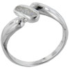 Size 9 Round Cut Cz Oval Ring