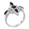 Onyx Cross Fitchy Black Rings