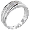 Size 9 Round Cut Cz Triple Band Ring