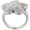 Size 9  Mother  Of Pearl Daisy Ring