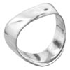 Size 9 Sterling Silver Wave Ring