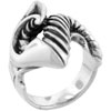 Size 9 Tribal Horned Blade Ring