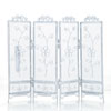 Cute White Jewerly Holder With Flower Pattern