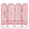Cute Pink Jewerly Holder With Flower Pattern