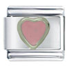 Heart Pink Italian Charm
