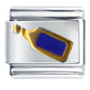Blue Champange Bottle Italian Charm