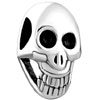 Scary Skull Silver Plated Beads Charms Bracelets